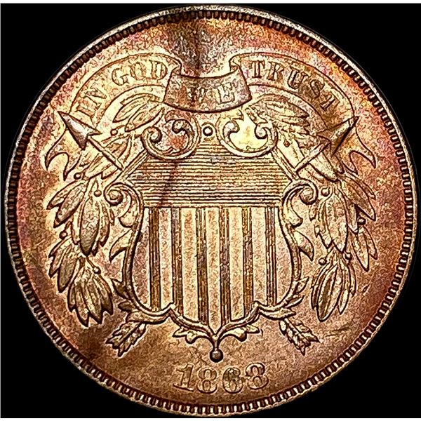 1868 Two-Cent Piece UNCIRCULATED