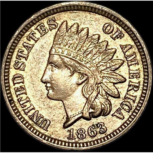 1863 Copper-Nickel Indian Head Cent  UNCIRCULATED