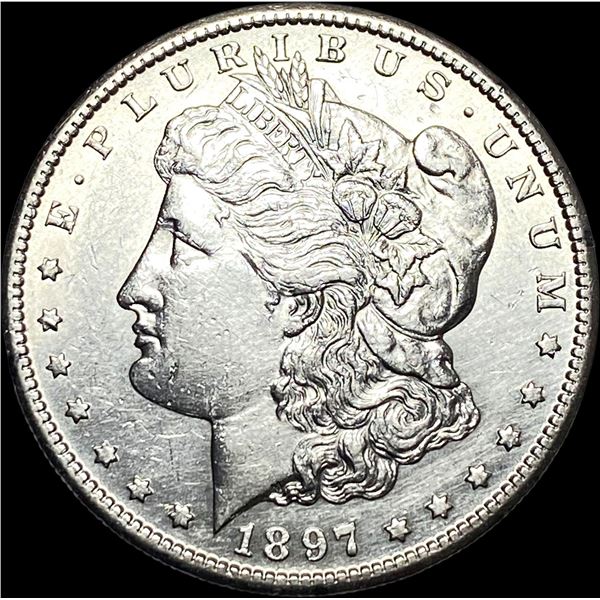 1897 Silver Morgan Dollar CLOSELY  UNCIRCULATED