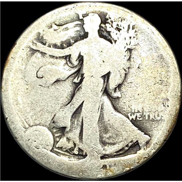 Walking Liberty Half Dollar 1917-D NICELY  CIRCULATED