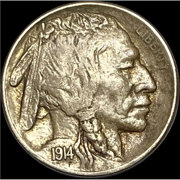 1914-S Buffalo Nickel CHOICE AU