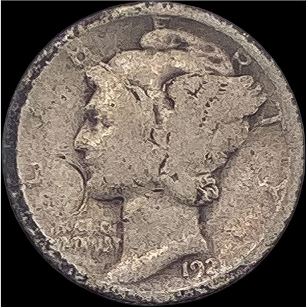 1923-S Silver Mercury Dime NICELY CIRCULATED