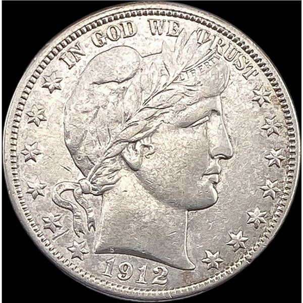 1912 Barber Half Dollar CLOSELY UNCIRCULATED