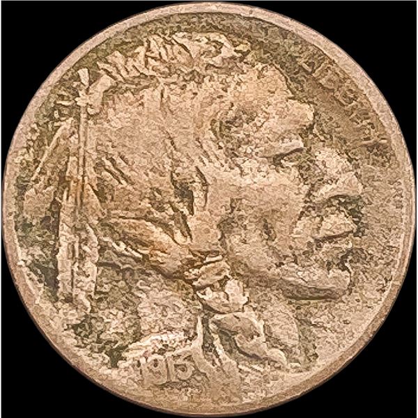 1913-D Buffalo Nickel Type 2 NEARLY  UNCIRCULATED