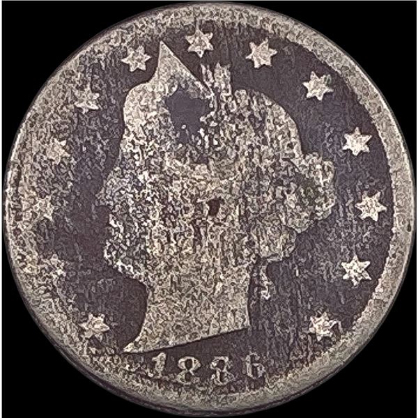 1886 Liberty Head Nickel NICELY CIRCULATED