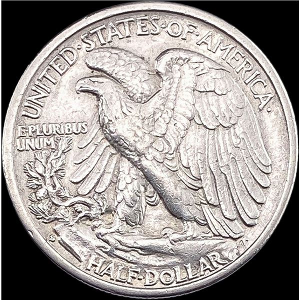 1935-S Silver Half Dollar CLOSELY  UNCIRCULATED