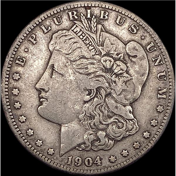 1904-S Silver Morgan Dollar NEARLY  UNCIRCULATED