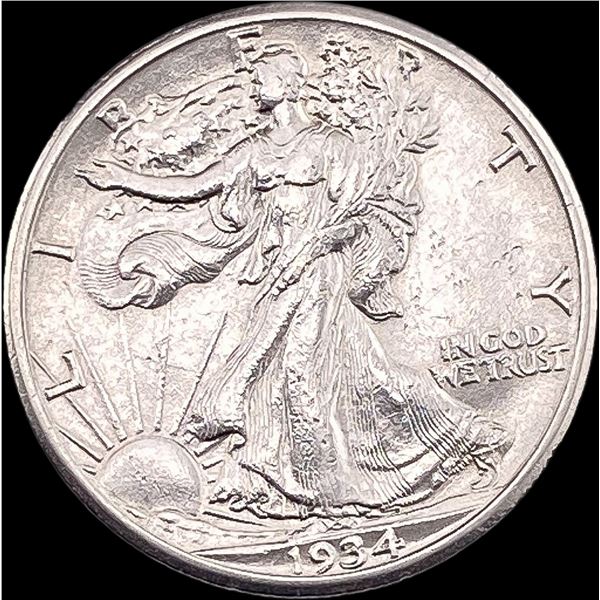 1934-S Silver Walking Liberty Half Dollar  CLOSELY UNCIRCULATED