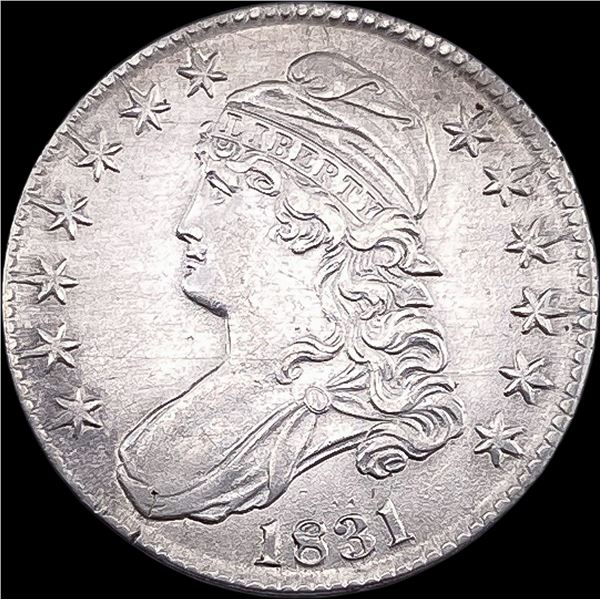 1831 Capped Bust Half Dollar CLOSELY  UNCIRCULATED