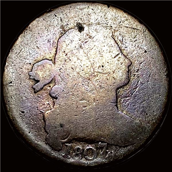 1807 Draped Bust Large Cent NICELY CIRCULATED