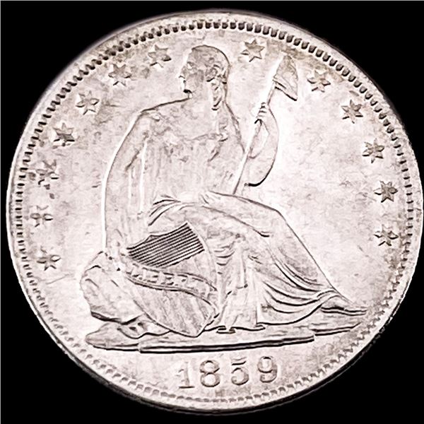 1859-O Seated Liberty Half Dollar CLOSELY  UNCIRCULATED