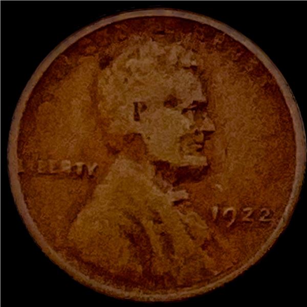 1922 No D Lincoln Wheat Cent LIGHTLY  CIRCULATED