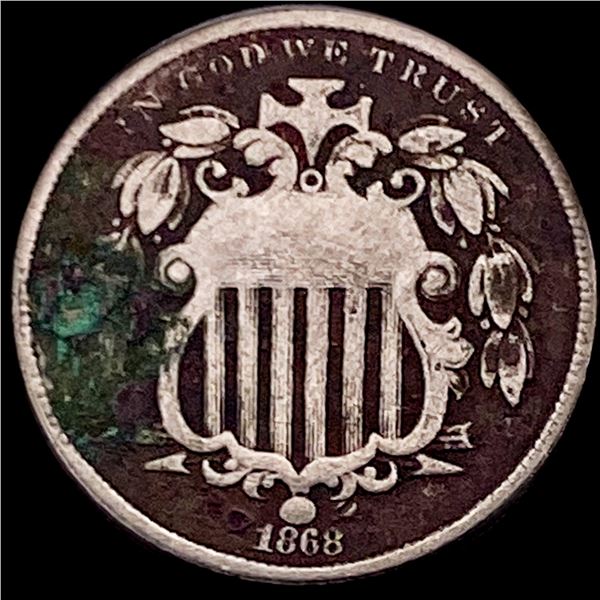 1868 Shield Nickel NICELY CIRCULATED