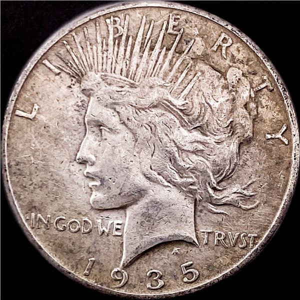 1935-S Silver Peace Dollar NEARLY  UNCIRCULATED