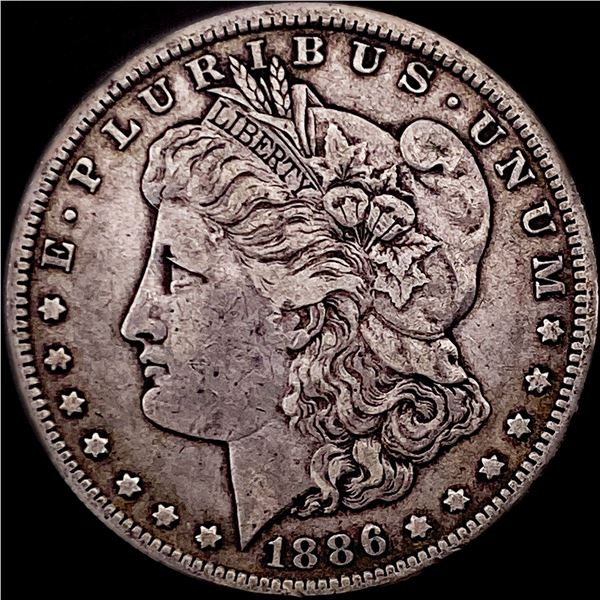 1886-O Silver Morgan Dollar NEARLY  UNCIRCULATED