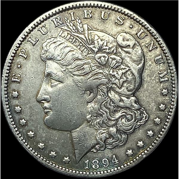 1894-O Silver Morgan Dollar NEARLY  UNCIRCULATED