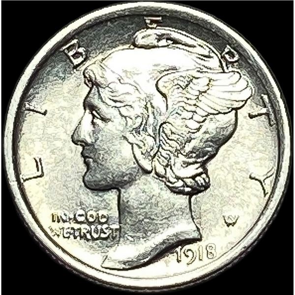1918 FSB Mercury Dime UNCIRCULATED