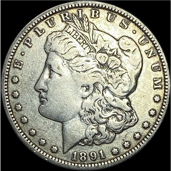 1891-O Silver Morgan Dollar LIGHTLY  CIRCULATED