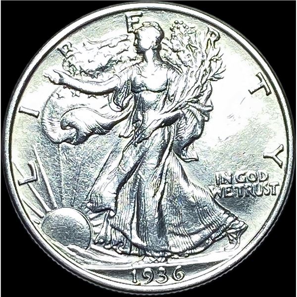 1936 Walking Liberty Half Dollar CLOSELY  UNCIRCULATED