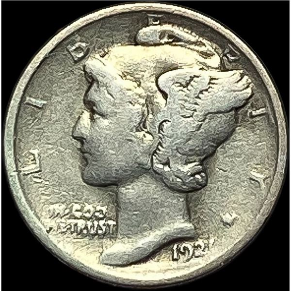 1921 Mercury Dime LIGHTLY CIRCULATED