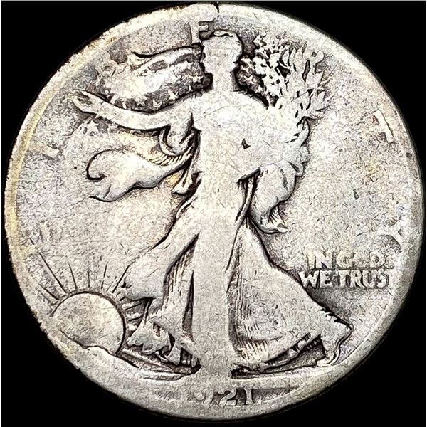 1921-S Walking Liberty Half Dollar NICELY  CIRCULATED