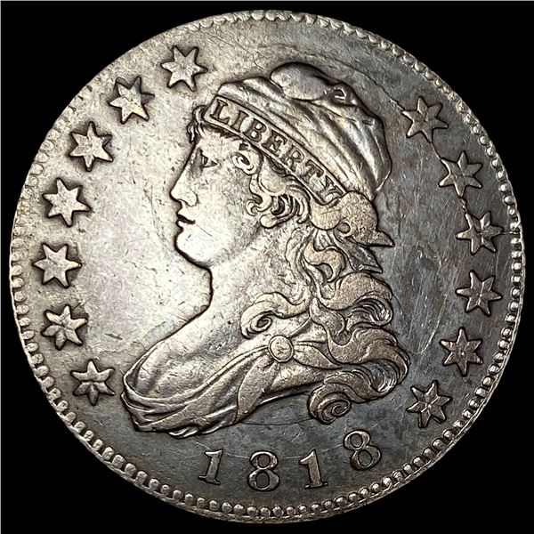1818 Capped Bust Quarter NEARLY UNCIRCULATED