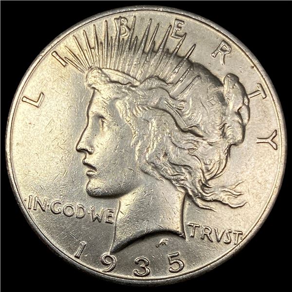 1935-S Silver Peace Dollar CLOSELY  UNCIRCULATED