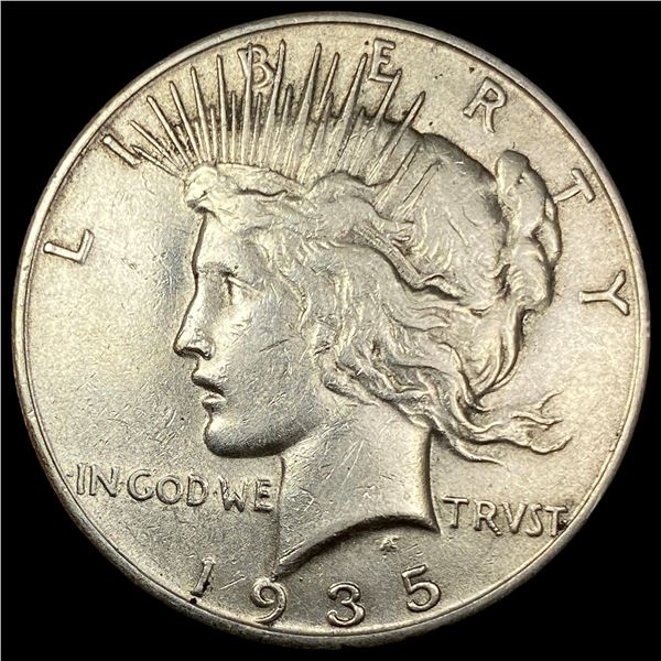 1935-S Silver Peace Dollar CLOSELY  UNCIRCULATED
