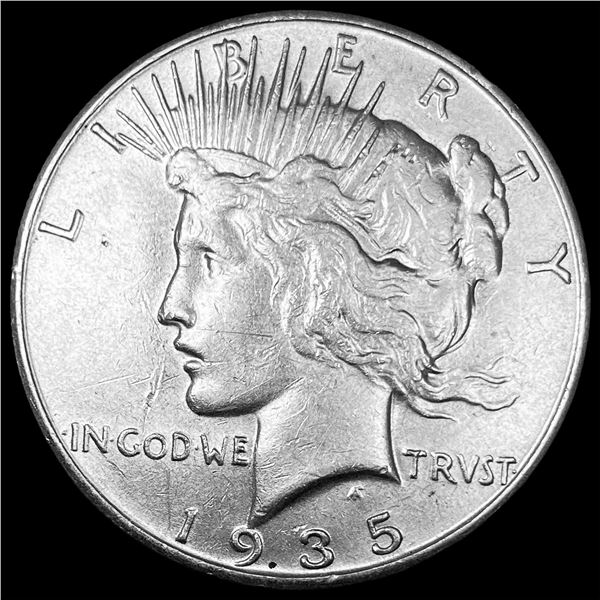 1935-S Silver Peace Dollar CLOSELY  UNCIRCULATED