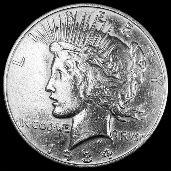 1934-D Silver Peace Dollar CLOSELY  UNCIRCULATED