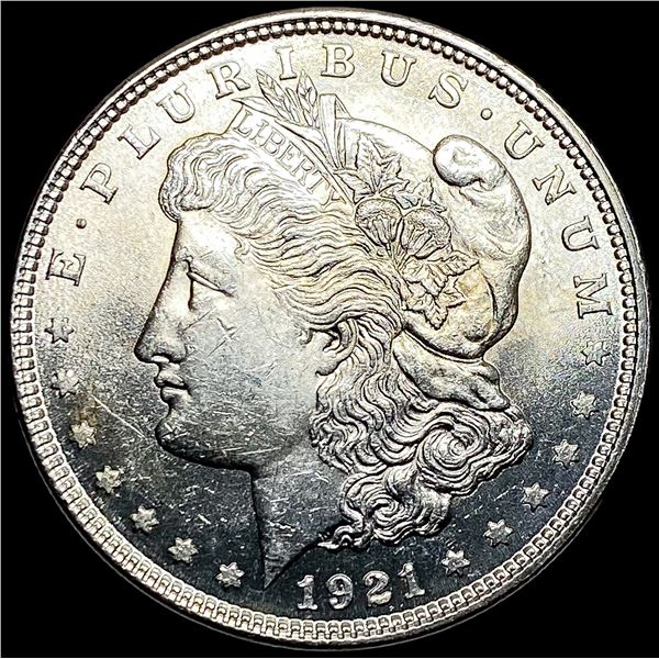1921 Silver Morgan Dollar CLOSELY  UNCIRCULATED