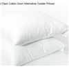 Image 3 : 2-Pack of Toddler Pillows/Down-Alternative Pillows (13" x 18" Size) Breathable Small Travel Pillows