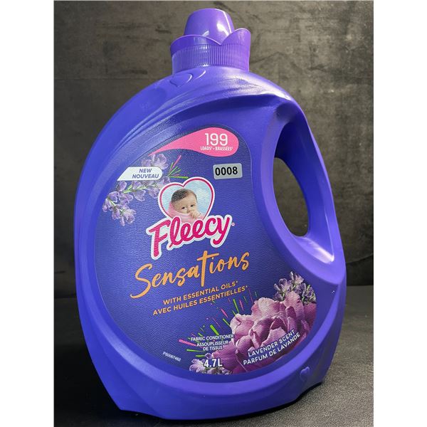 Fleecy Sensations Liquid Fabric Softener (199 Loads) 4.7L Jug - Lavender Scent - New