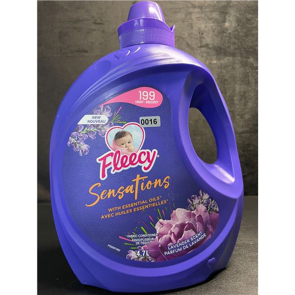 Fleecy Sensations Liquid Fabric Softener (199 Loads) 4.7L Jug - Lavender Scent - New