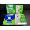 Image 1 : 2 Packs of Swiffer Wet Cloths - Fresh Scent (1x Pack of 24 & 1x Pack of 12) - New