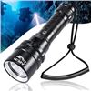 Image 1 : 1 Diving Flashlight (AP20) 2000 Lumens Diving Flashlight with Rechargeable Battery & Charger  - New