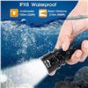 Image 8 : 1 Diving Flashlight (AP20) 2000 Lumens Diving Flashlight with Rechargeable Battery & Charger  - New