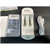 Image 4 : EBL Li-Ion Universal Battery Charger with 8-Pack of AAA Rechargeable Lithium Batteries - New