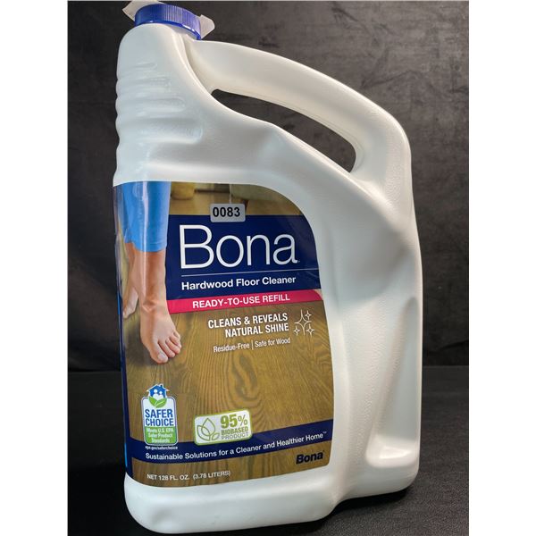 1 Jug of BONA Hardwood Floor Cleaner Refill (3.78L Jug) - New