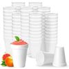 Image 1 : 100-Pack of White Foam Disposable Cups (12oz) Insulates Hot & Cold Beverages - New