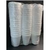 Image 3 : 100-Pack of White Foam Disposable Cups (12oz) Insulates Hot & Cold Beverages - New
