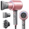 Image 1 : WavyTalk Rose Pink 1875W Ionic Hair Dryer with Advanced Heat Technology - Brand New!