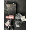 Image 2 : WavyTalk Rose Pink 1875W Ionic Hair Dryer with Advanced Heat Technology - Brand New!