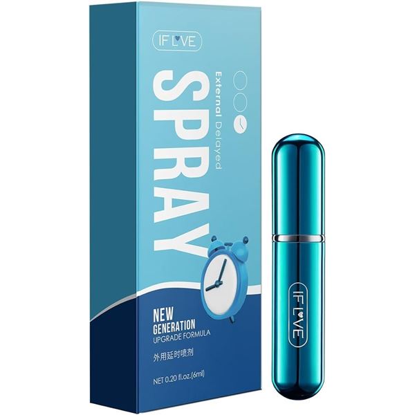 Lot of 2 IfLove Densensitizing Men's Climax Control Sprays (5ml) for Sex - New Sealed
