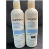 Image 1 : Lot of 2 Aveeno Skin Relief Shower & Bath Oil (295ml) Fragrance-Free - New