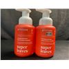 Image 1 : Lot of 2 ATTITUDE Super Leaves Foaming Hand Soap (285ml) Vine Leaves & Pomegranate - New