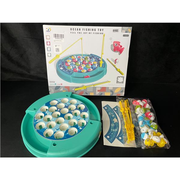 1 Magnetic Ocean Fishing Game Toy Set for Kids (Ages 3+) Brand New