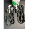 Image 6 : 2-Pack of 10FT Outdoor Extension Cords - General Purpose Outdoor Extension Cords - New