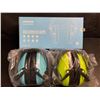 Image 2 : MPOW 2-Pack of Kids Safety Ear Muffs (Model: HM068A) Blue/Green - Brand New