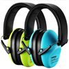 Image 1 : MPOW 2-Pack of Kids Safety Ear Muffs (Model: HM068A) Blue/Green - Brand New
